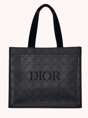 DIOR Beauty Black Mesh Tote Bag Large Logo Promotional VIP item